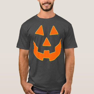 Camiseta Calabaza gigante de Halloween en la cara de Jack O