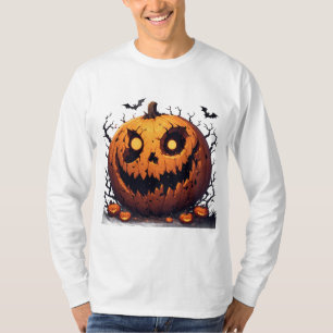 Camiseta Calabaza Gigante de Jack O Lantern con Sonrisa Mac