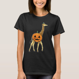Camiseta Calabaza Giraffe Halloween
