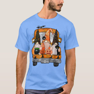 Camiseta Calabaza Gnome Witch Halloween Otoño Fall 
