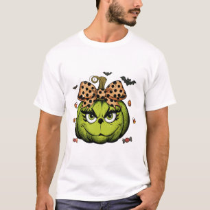 Camiseta Calabaza Grinc Calabaza Calabaza Halloween Spooky