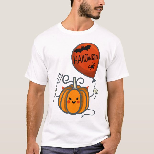 Camiseta Calabaza Halloween (Anverso)