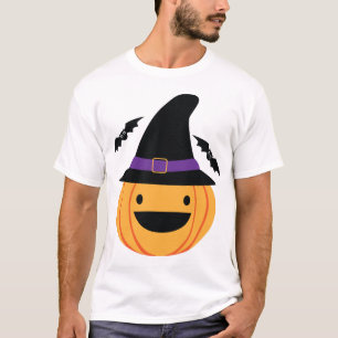 Camiseta Calabaza Halloween Jack O Linterna Murciélago