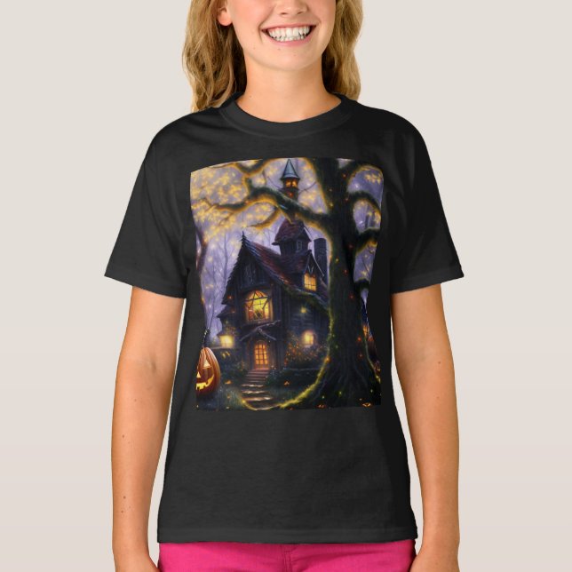 Camiseta Calabaza/Halloween/otoño/camiseta de otoño (Anverso)