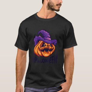 Camiseta Calabaza Jack O' Lantern Face Evil Smile Halloween