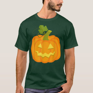 Camiseta Calabaza Jack O' Lantern Face, malvada sonrisa, Ha