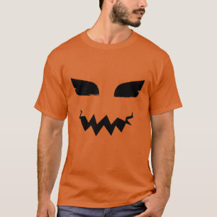 Camiseta Calabaza Jack o Lantern Halloween Cara aterradora