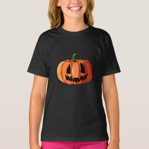 Camiseta Calabaza Jack-o’-Lantern Low Poly   Halloween 