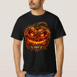 Camiseta Calabaza Malvada – Jack O' Lantern Vintage de Hall