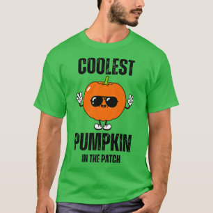 Camiseta Calabaza Más Cómoda En El Parche Funny De La Calab