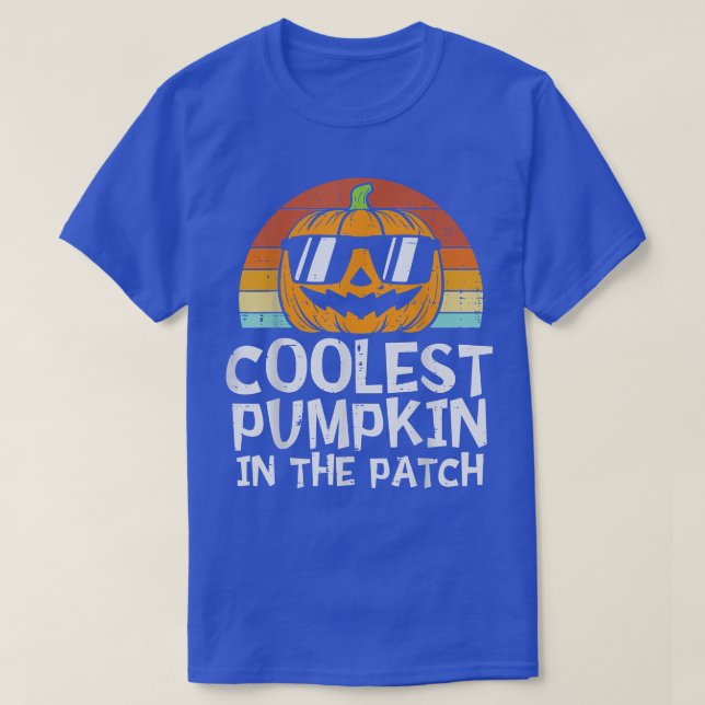 Camiseta Calabaza Más Cómoda En El Parche Hallowee De Niños (Diseño del anverso)