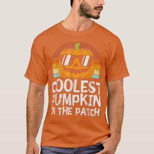 Camiseta Calabaza Más Cómoda En El Parche Hallowee De Niños