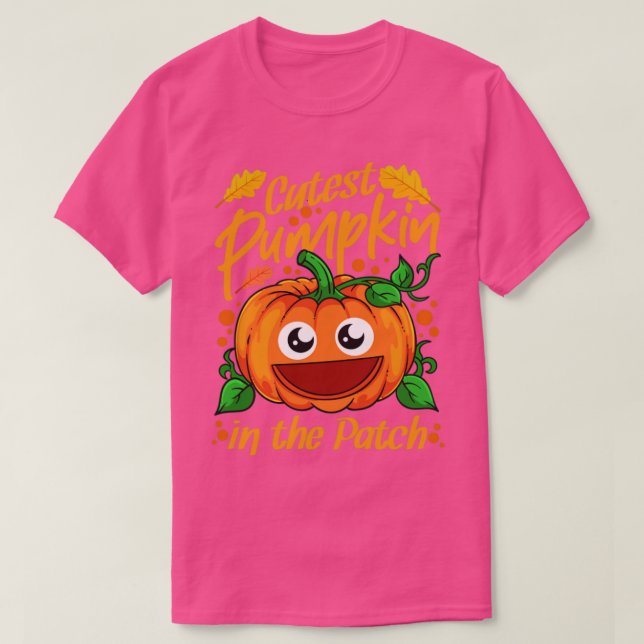 Camiseta Calabaza Más Cuesta En El Parche Halloween1 (Diseño del anverso)