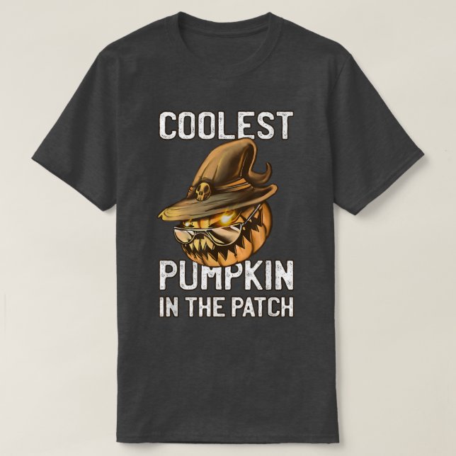 Camiseta Calabaza más fría de Halloween en el parche 528 (Diseño del anverso)
