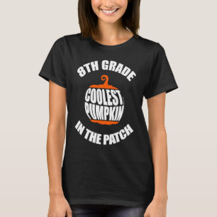 Camiseta Calabaza Más Fría De Octavo Grado En Los Niños Par