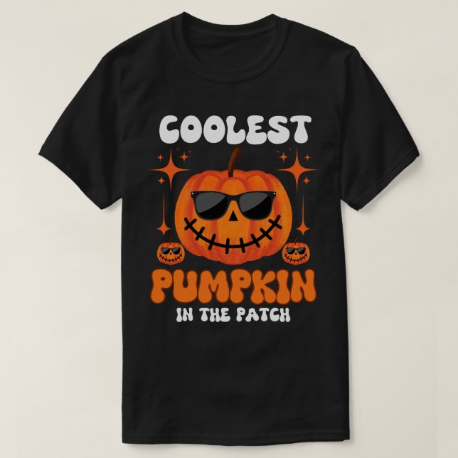 Camiseta Calabaza más fría del parche (Diseño del anverso)