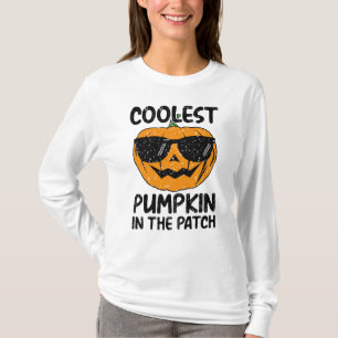 Camiseta Calabaza más fría del parche, Halloween