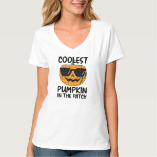 Camiseta Calabaza más fría del parche, Halloween