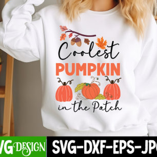 Camiseta Calabaza más fría en el parche femenino