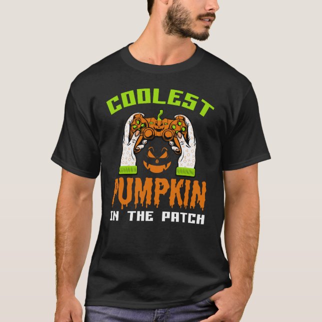 Camiseta Calabaza más fría en el regalo de Halloween del pa (Anverso)