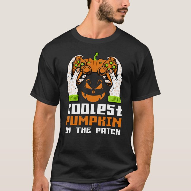 Camiseta Calabaza más fría en el regalo de Halloween del pa (Anverso)