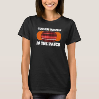 Camiseta Calabaza Más Fría En La Calabaza De Acción De Grac