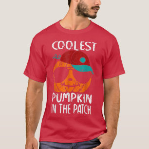 Camiseta Calabaza Más Fría En La Calabaza Del Parche De Cal