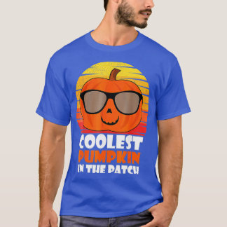 Camiseta Calabaza Más Fría En La Calabaza Del Parche De Cal