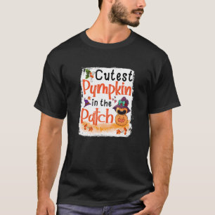 Camiseta Calabaza más guapa en el parche Funny Fall Premium