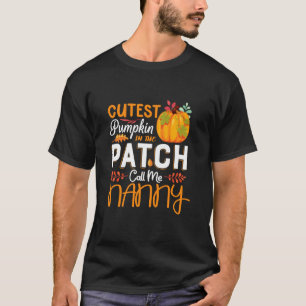 Camiseta Calabaza más guapa en el parche Llámame Nanny Hall