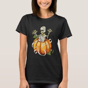 Camiseta Calabaza Momia Chico Chica Fiesta Terrorífico Horr