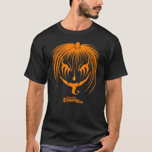Camiseta Calabaza Naranja Cabeza de Demonio Increíble Hallo