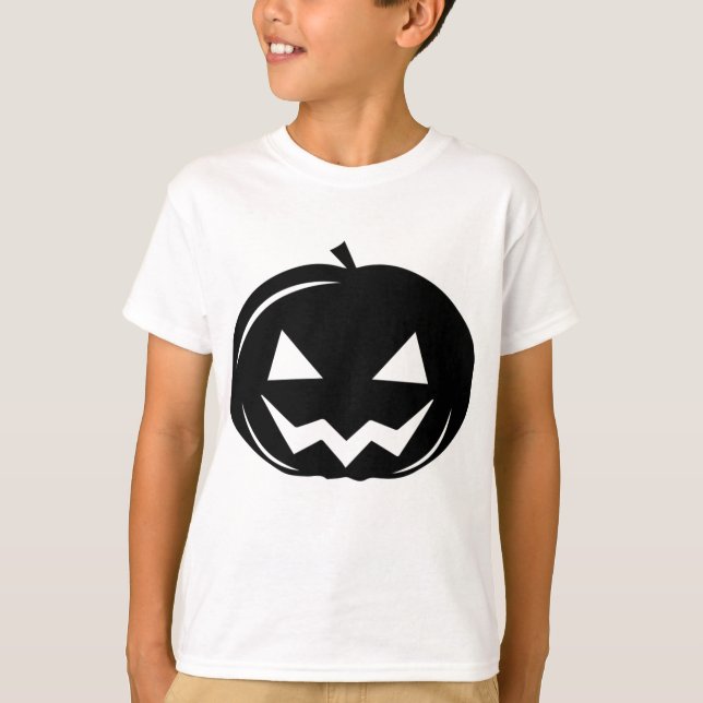 Camiseta Calabaza negra (Anverso)