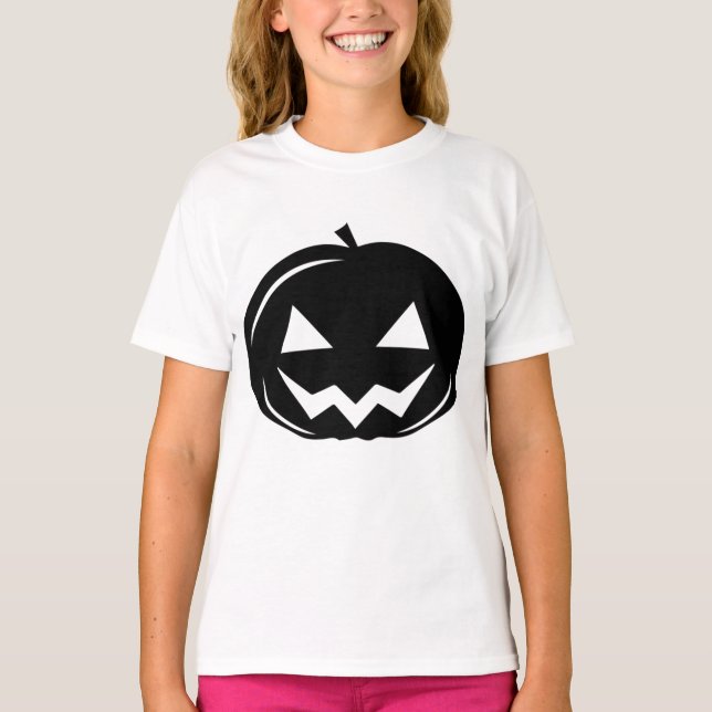 Camiseta Calabaza negra (Anverso)