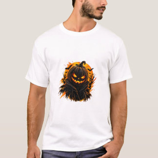 Camiseta Calabaza oscura de Halloween – Jack-O-Lantern góti