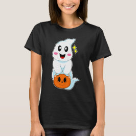 Camiseta Calabaza para bolsos de Halloween fantasma