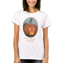 Calabaza pastel de Halloween gritando Jack O Lante