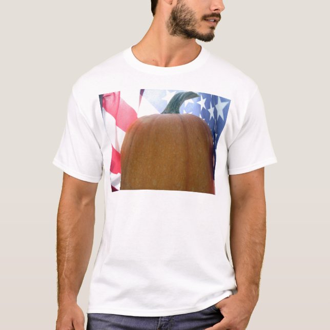 Camiseta Calabaza patriótica (Anverso)