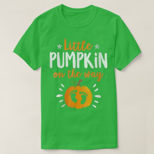 Camiseta Calabaza Pequeña En El Camino De La Invitación De  (Diseño del anverso)