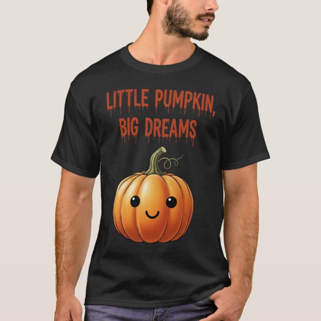 Camiseta Calabaza pequeña, Halloween de los grandes sueños (Anverso)