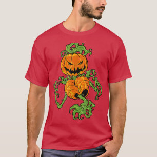 Camiseta Calabaza perezosa disfraz de Halloween asuste a Ja