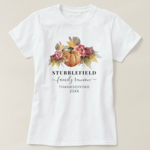 Camiseta Calabaza personalizada para reunión familiar del d