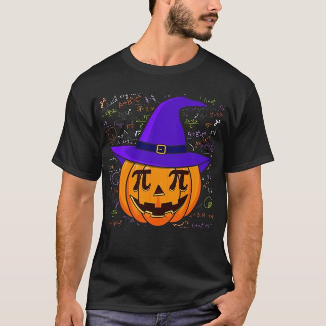 Camiseta Calabaza Pi Pie Graciosa Disfraces De Halloween Pu (Anverso)