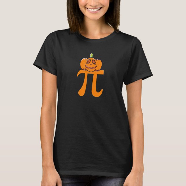 Camiseta Calabaza Pi Pie Math (Anverso)