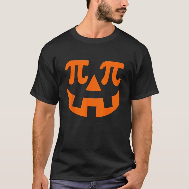 Camiseta Calabaza Pi Shirt Graciosa Halloween Acción de Gra (Anverso)