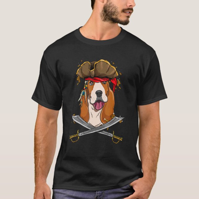 Camiseta Calabaza pirata infantil pirata de perro callejero (Anverso)