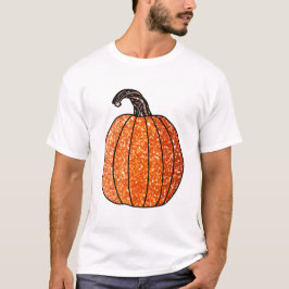 Camiseta Calabaza purpurina