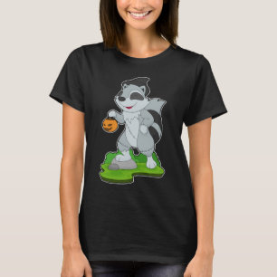 Camiseta Calabaza Racoon Halloween
