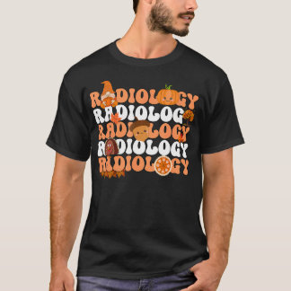 Camiseta Calabaza Radiológica Retro Caída De La Xraya Radió