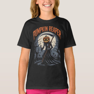 Camiseta Calabaza Reaper Gothic Halloween Grim Reaper